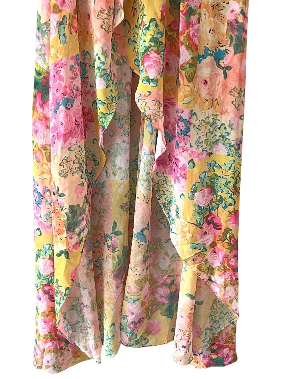 NWT For Love and Lemons Madison Floral Maxi Dress Size S - Picture 9 of 16